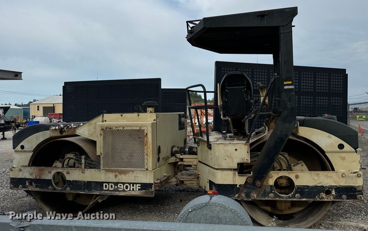 image for item DS5566 2000 Ingersoll Rand  DD 90HF  double drum vibratory roller