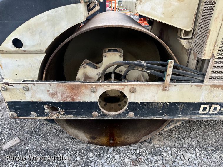 image for item DS5566 2000 Ingersoll Rand  DD 90HF  double drum vibratory roller