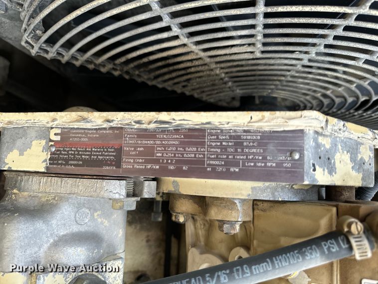 image for item DS5566 2000 Ingersoll Rand  DD 90HF  double drum vibratory roller