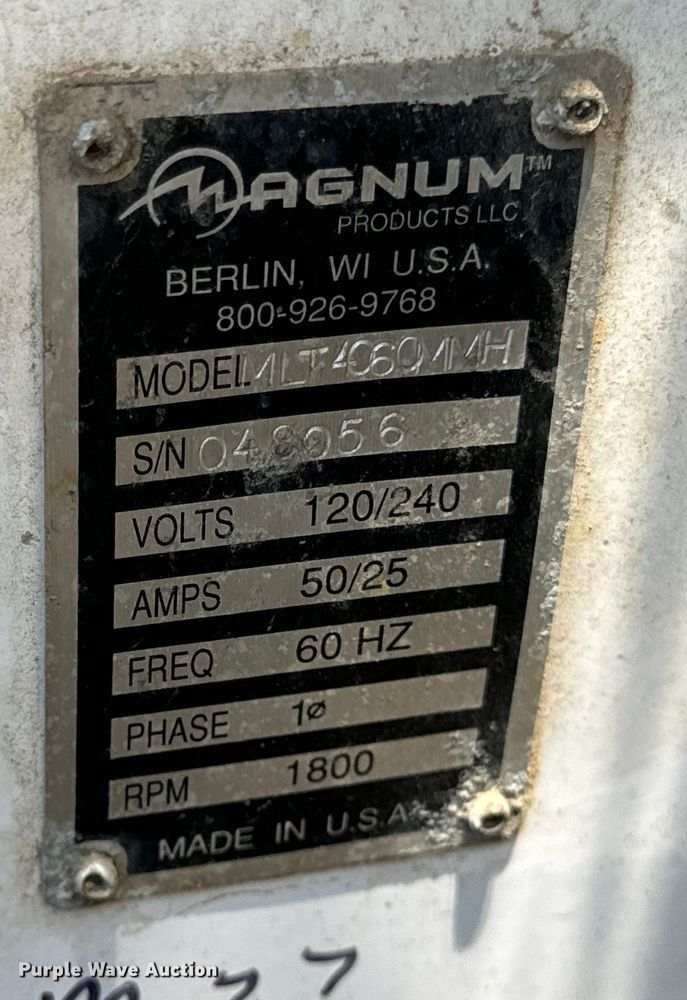 image for item DS5570 Magnum MLT4060MMH light plant