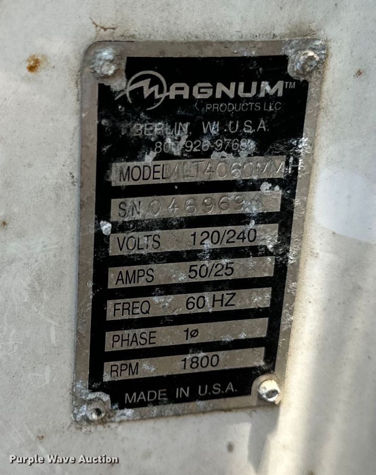 image for item DS5571 Magnum MLT4060MMH light plant