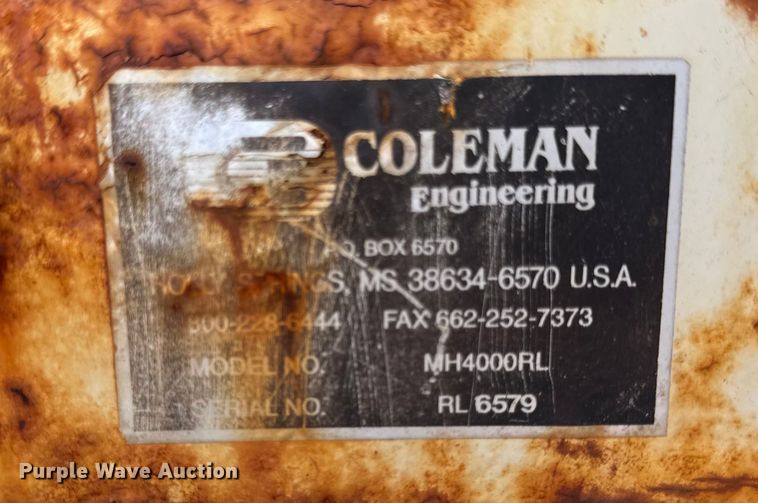 image for item DS5572 Coleman  MH4000RL light plant