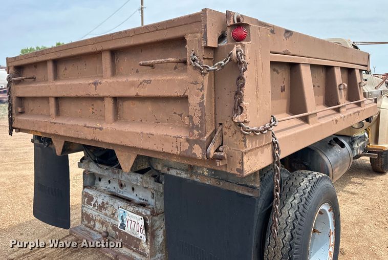 image for item DS6775 1980 Chevrolet 60 dump truck