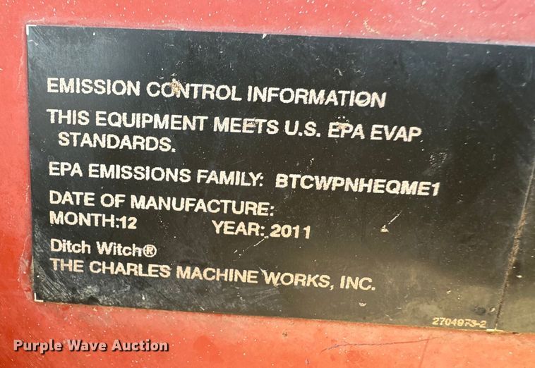 image for item DS6788 2012 Ditch Witch RT24 trencher