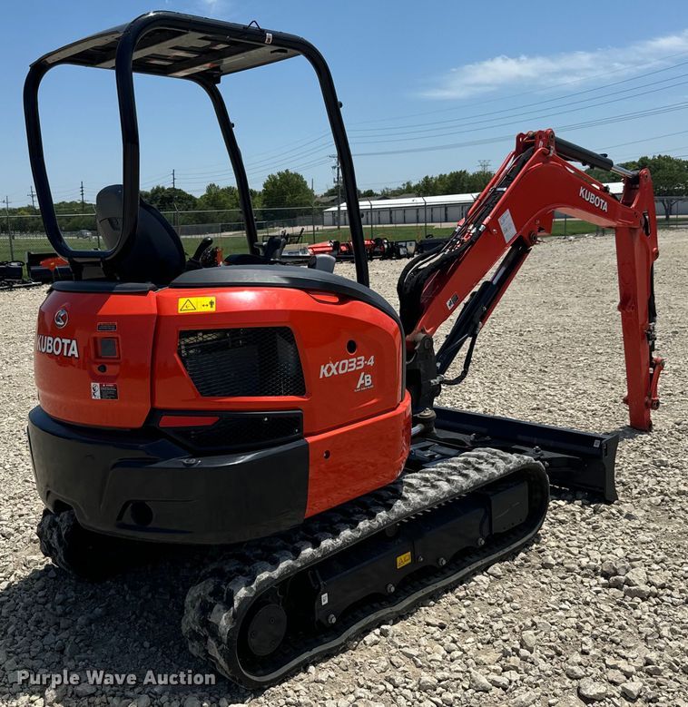 image for item DS7499 2020 Kubota KX033-4 mini excavator
