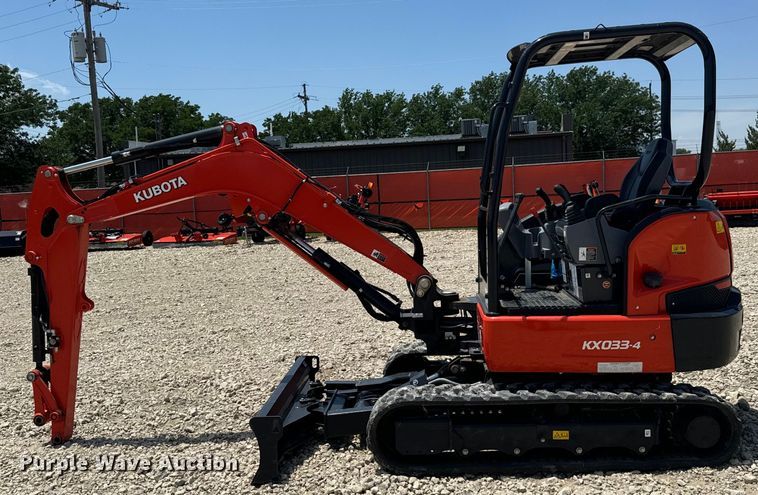 image for item DS7499 2020 Kubota KX033-4 mini excavator