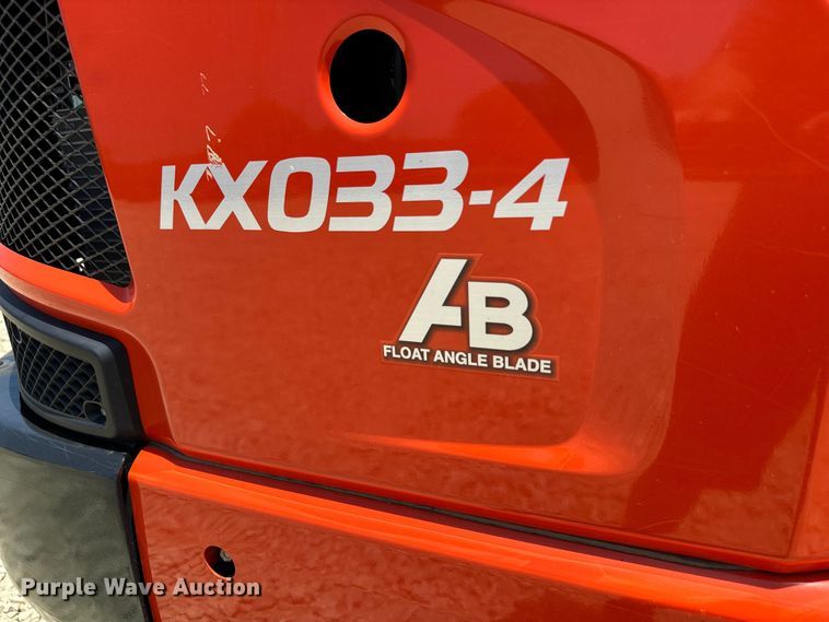 image for item DS7499 2020 Kubota KX033-4 mini excavator
