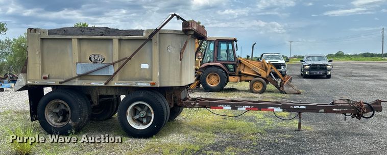 image for item DX0604 1974 Travis end dump pup trailer