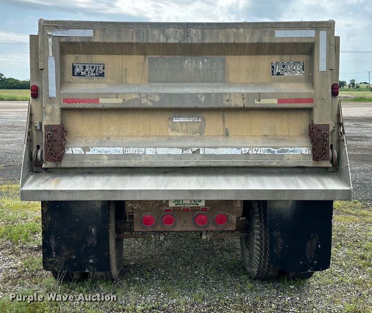 image for item DX0604 1974 Travis end dump pup trailer