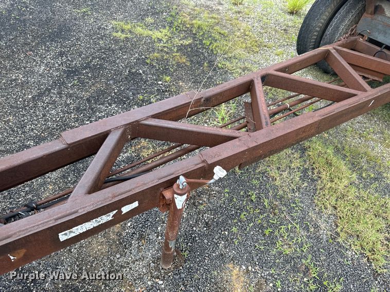 image for item DX0604 1974 Travis end dump pup trailer