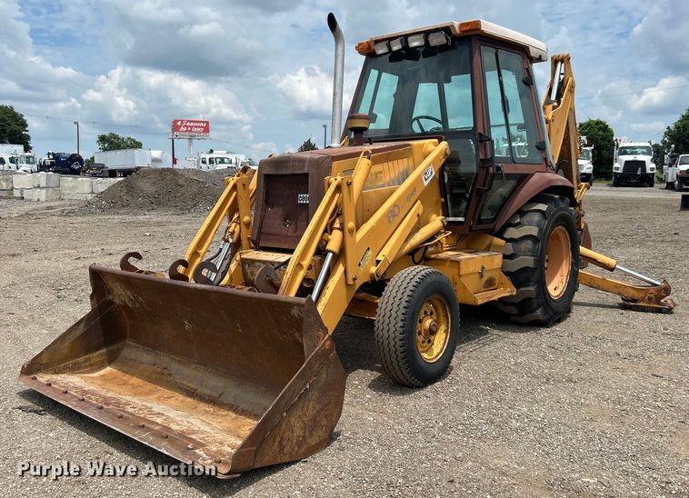 image for item EG0743 1991 Case 580 Super K backhoe