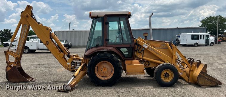 image for item EG0743 1991 Case 580 Super K backhoe