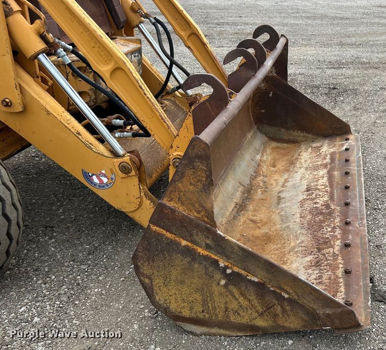 image for item EG0743 1991 Case 580 Super K backhoe