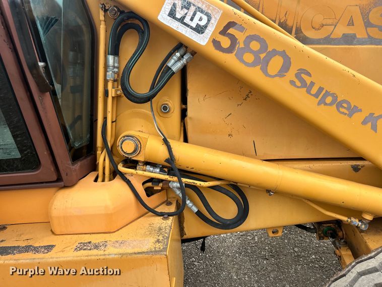 image for item EG0743 1991 Case 580 Super K backhoe