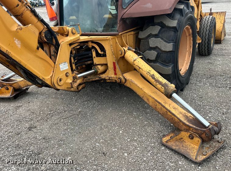 image for item EG0743 1991 Case 580 Super K backhoe