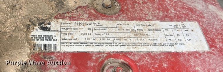 image for item EG0756 2008 Ford F750 Super Duty  utility / service truck