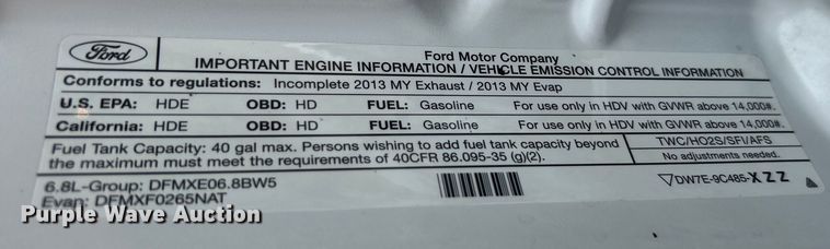 image for item EG1490 2013 Ford F450 Super Duty bucket truck