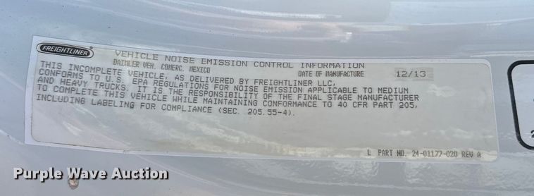 image for item EG1658 2014 Freightliner  108SD Crew Cab utility / service truck