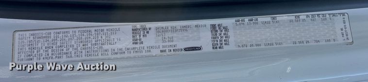 image for item EG1658 2014 Freightliner  108SD Crew Cab utility / service truck