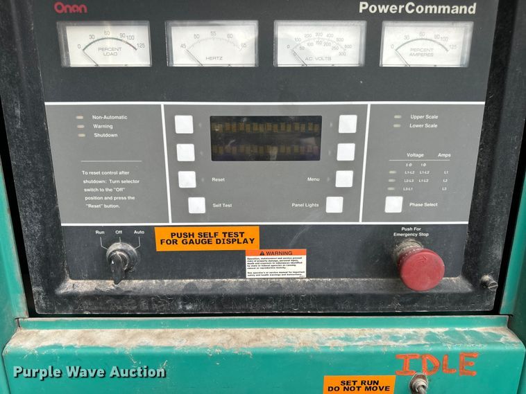 image for item EH6921 Onan 350DFCC generator