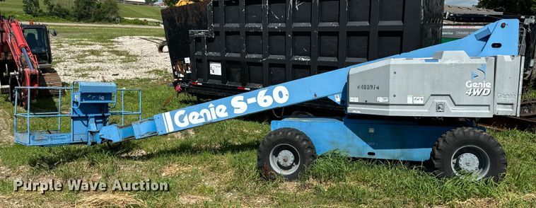 image for item EH6934 1995 Genie S-60 boom lift