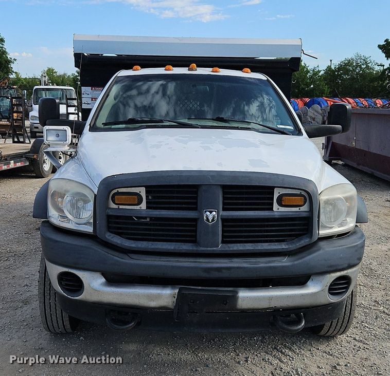 image for item EI3877 2009 Dodge Ram 5500 HD dump truck