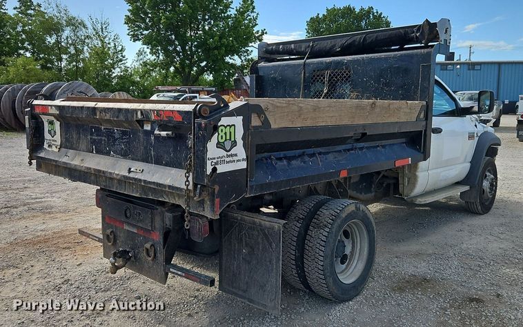 image for item EI3877 2009 Dodge Ram 5500 HD dump truck