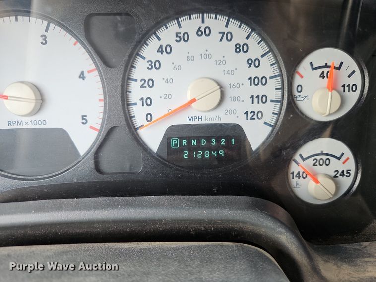 image for item EI3877 2009 Dodge Ram 5500 HD dump truck