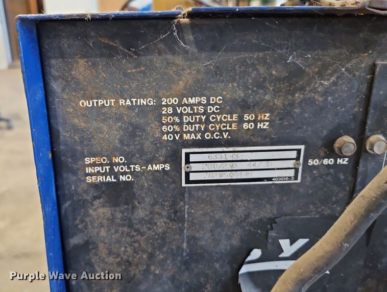 image for item EI3911 Libby Beta-Mig 200 welder