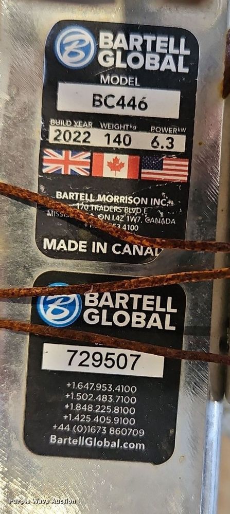 image for item EI3917 2022 Bartell Global BC446 power trowel 