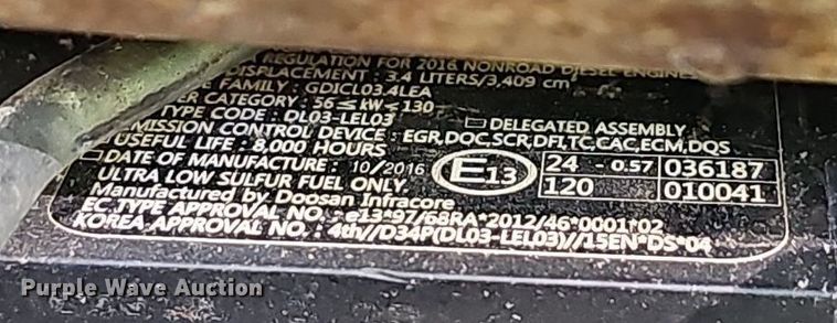 image for item EJ5672 2017 Bobcat  T750 skid steer loader