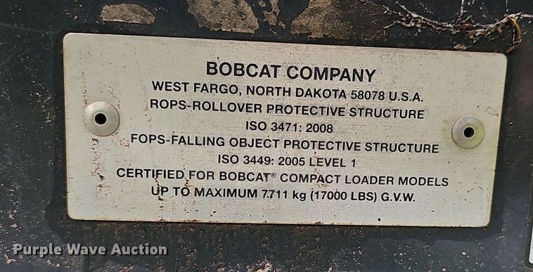 image for item EJ5672 2017 Bobcat  T750 skid steer loader