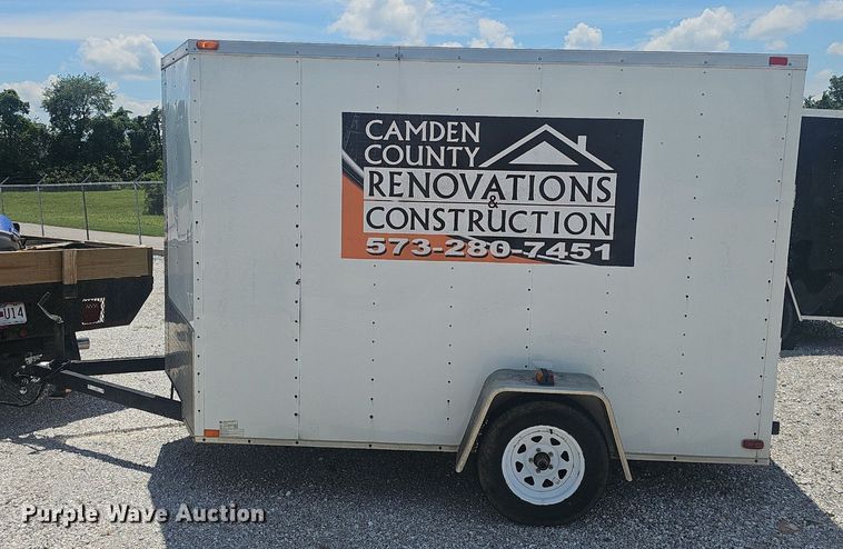 image for item EJ5699 2010 Arising Industries enclosed cargo trailer