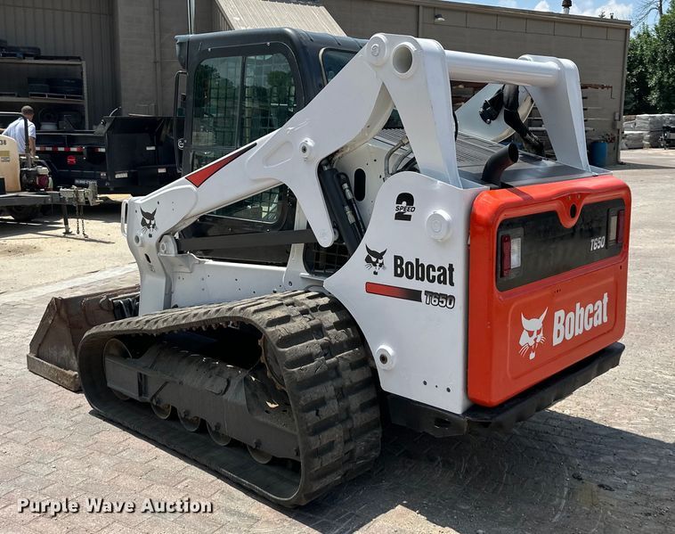 image for item EJ6939 2018 Bobcat  T650 tracked skid steer loader