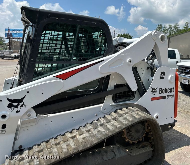 image for item EJ6939 2018 Bobcat  T650 tracked skid steer loader