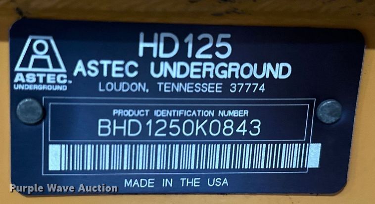 image for item EJ6967 2011 Astec RT560 trencher