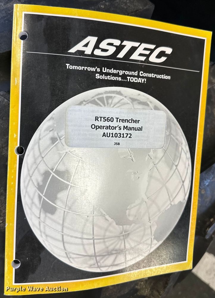 image for item EJ6967 2011 Astec RT560 trencher
