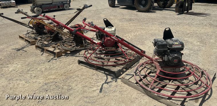 image for item EK1472 (5) power trowels 