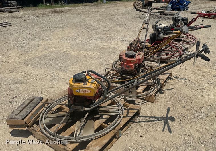 image for item EK1472 (5) power trowels 