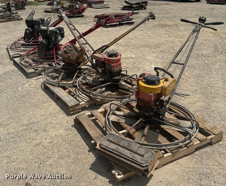 image for item EK1472 (5) power trowels 