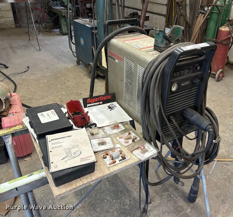 image for item EK1503 Hypertherm Powermax 1100 plasma arc cutting system 
