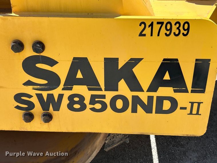 image for item EK4833 2016 Sakai SW850ND-II double drum vibratory roller