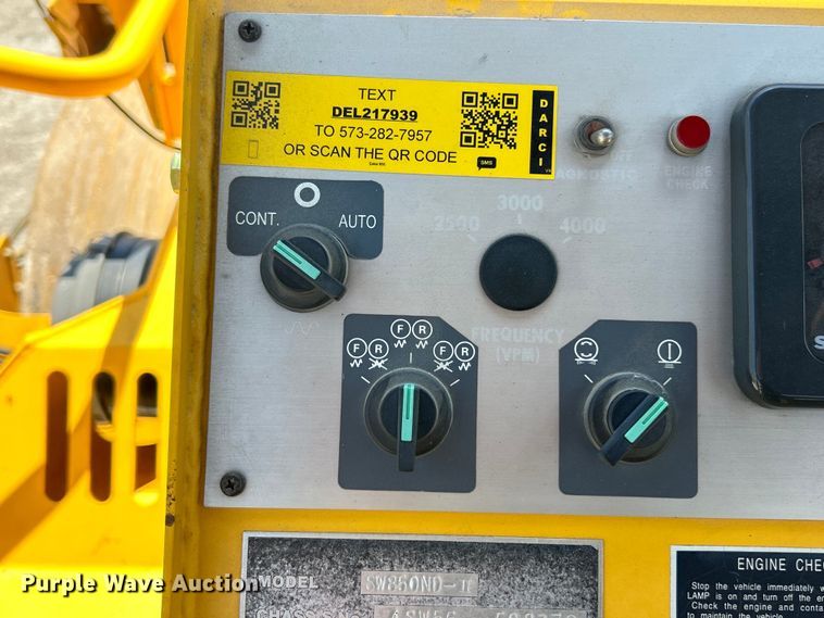 image for item EK4833 2016 Sakai SW850ND-II double drum vibratory roller