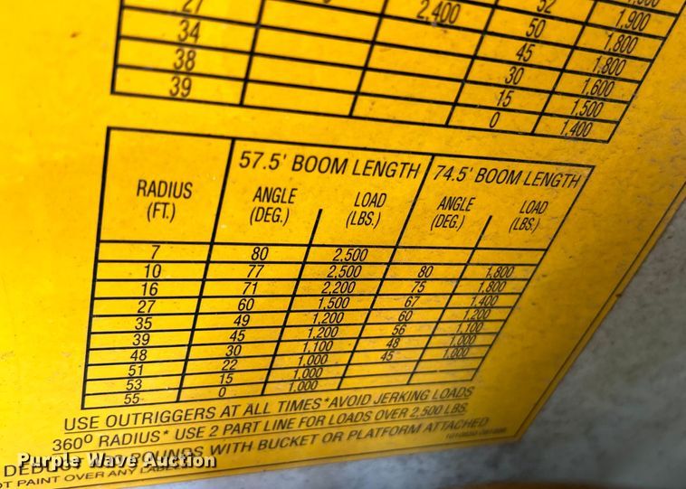 image for item EK4846 2000 International  4700 bucket truck