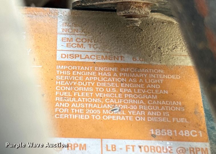 image for item EK4863 2006 International  4200 dump truck