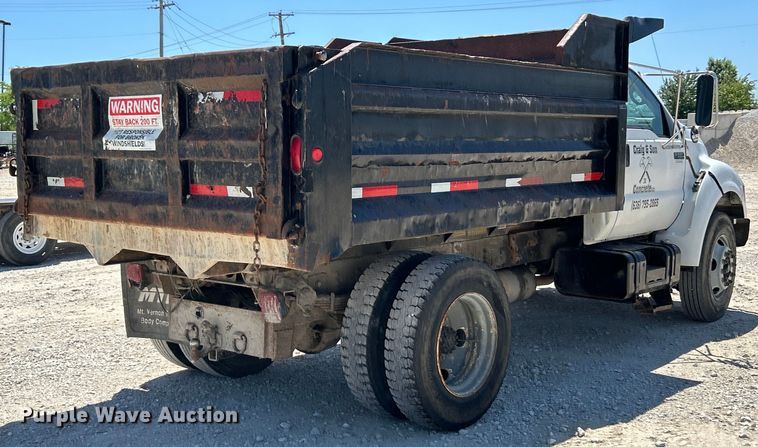image for item EK4866 2001 Ford F650 Super Duty XL dump truck