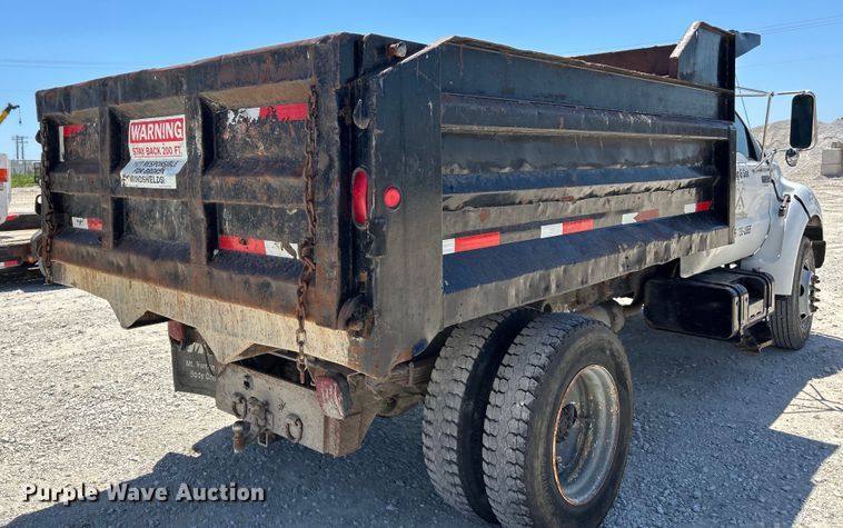image for item EK4866 2001 Ford F650 Super Duty XL dump truck
