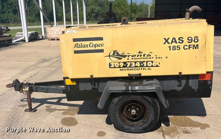 image for item EK8705 2000 Atlas Copco XAS 96 JD air compressor