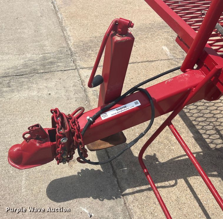 image for item EK8709 1992 Shop built grapple crane trailer