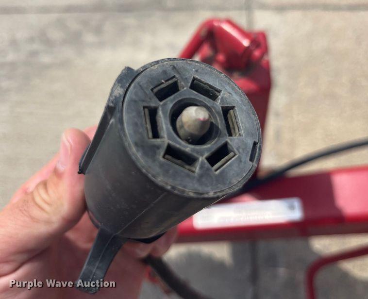 image for item EK8709 1992 Shop built grapple crane trailer